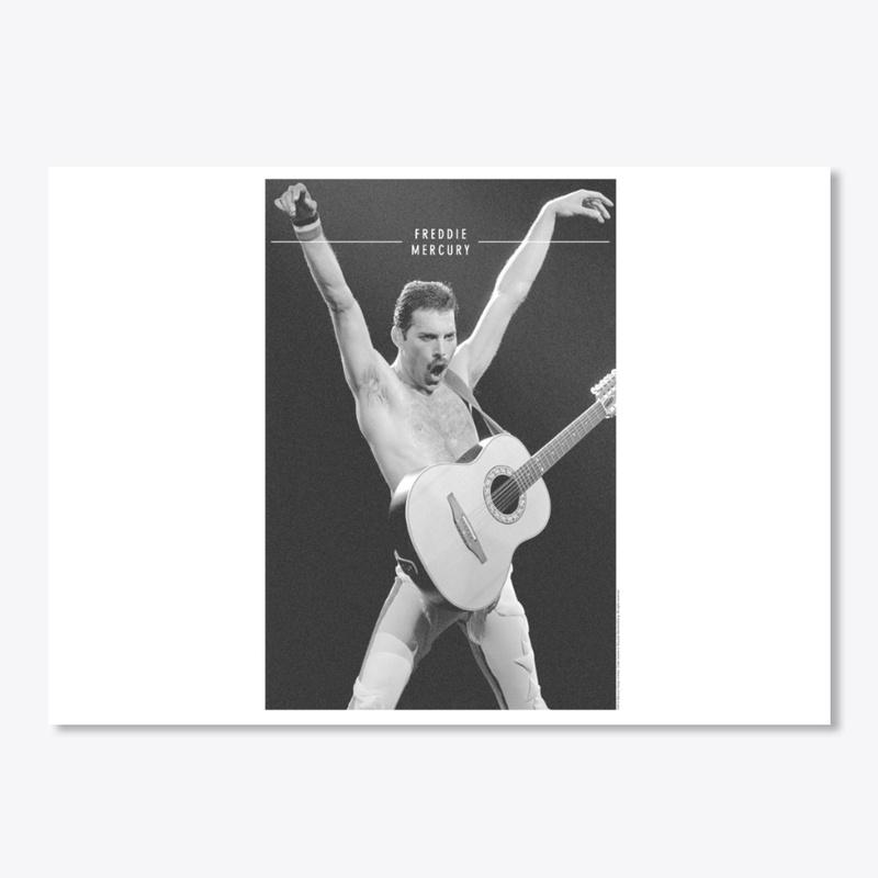 Freddie Mercury Official Arms Up Guitar