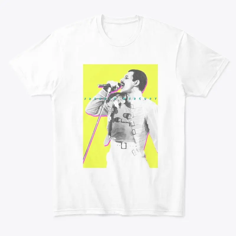 Freddie Mercury Official Neon Glow Champ