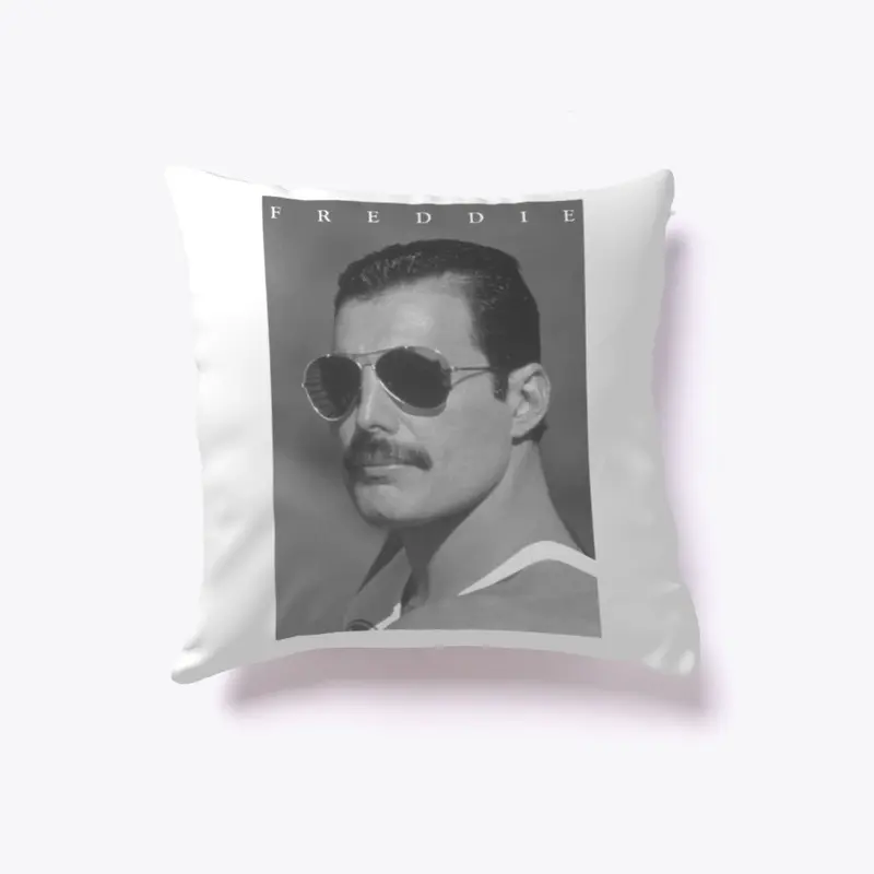 Freddie Mercury Official B&W Shades Photo