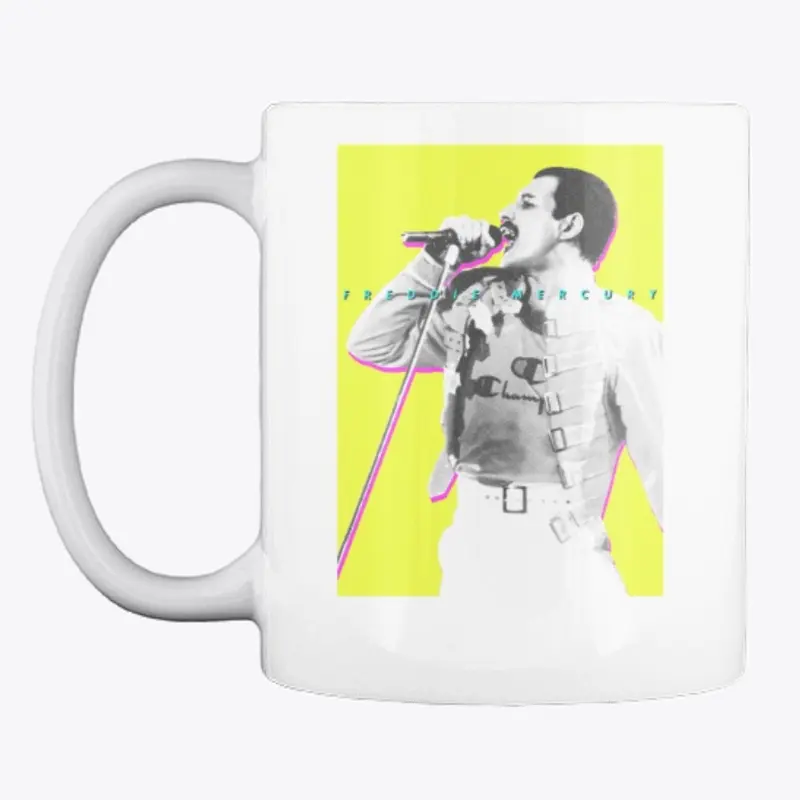 Freddie Mercury Official Neon Glow Champ