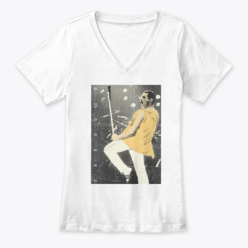 Freddie Mercury Official Live Pose Yellow Icon